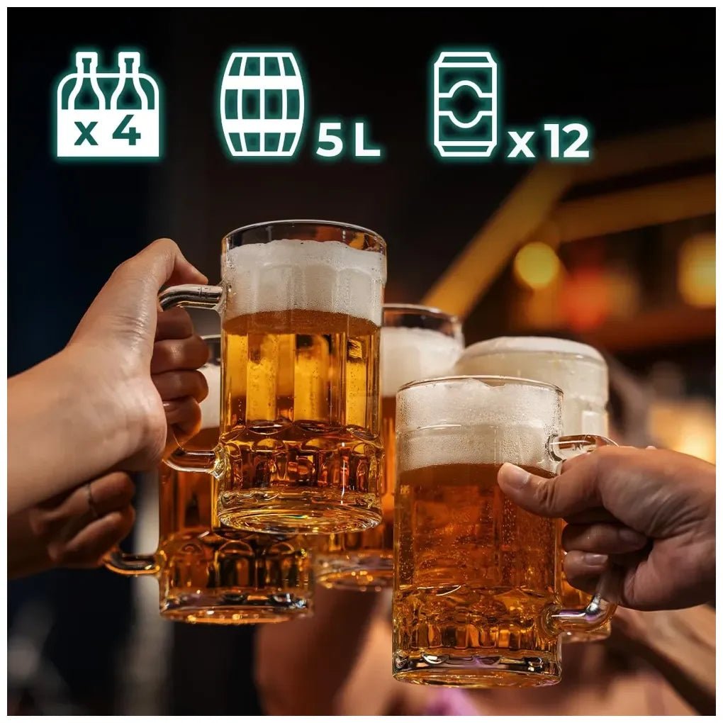 Dispensador de Cerveza BeerFlow 5000: Enfriamiento Rápido y Almacenamiento Versátil de Cecotec 8