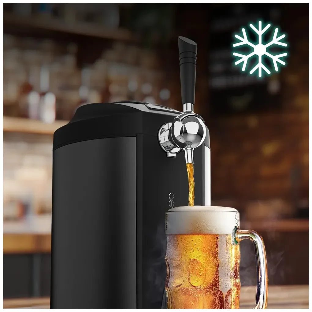 Dispensador de Cerveza Inoxidable con Enfriamiento Rápido y Ajuste de Temperatura de Cecotec 4