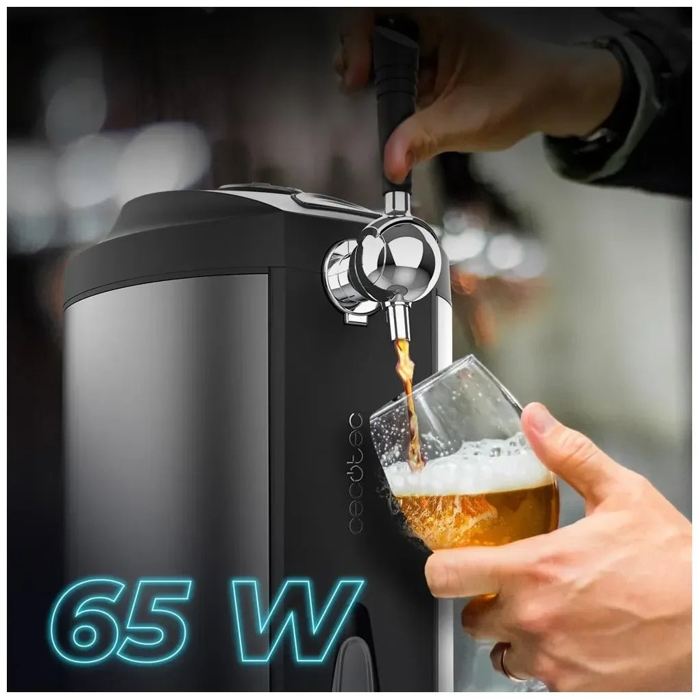 Dispensador de Cerveza Inoxidable con Enfriamiento Rápido y Ajuste de Temperatura de Cecotec 6