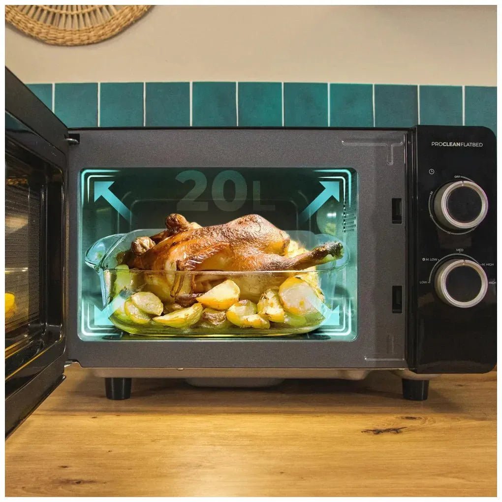 Microondas Flatbed 20L: Potencia, Diseño y Tecnología 3DWave para Cocción Perfecta de Cecotec 4