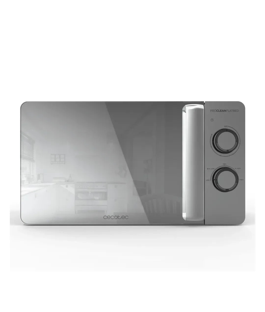 Microondas Flatbed 20L con Tecnología 3DWave y Diseño Espejo Elegante de Cecotec