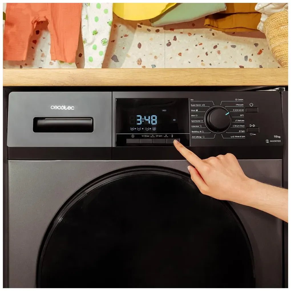 Lavadora Bolero DressCode 12410 Inverter Steel Cecotec de Cecotec 8