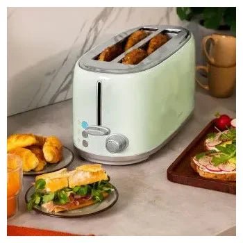 Tostadora retro con 2 ranuras anchas largas y con capacidad para 4 tostadas toast&taste 1600 retro double de Cecotec 5