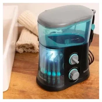 Irrigador bucal con 7 boquillas y desinfección con luz UV Bamba ToothCare 1200 jet Pro de Cecotec 6
