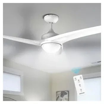 Ventilador de color blanco y diseño moderno con mando a distancia y potencia de 60 w energysilence aero 550 de Cecotec 4