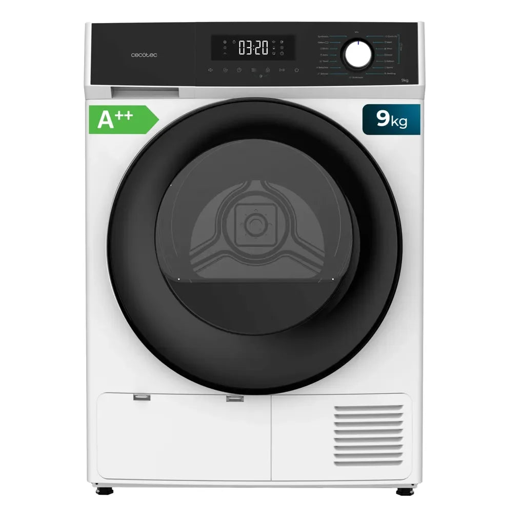 Secadora Cecotec Bolero Dry 9300 Bomba de Calor – 9 kg Blanca Clase A++ de Cecotec 2