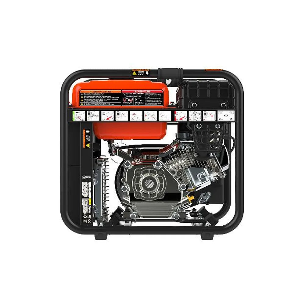 Generador Eléctrico a Gasolina Inverter Monofásico 3,8 KW Rodas Genergy - Vista 3