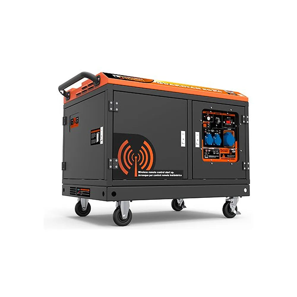 Generador Eléctrico a Gasolina Apoyo Solar Insonorizado Monofásico 6000 W Professional Genergy - Vista 1