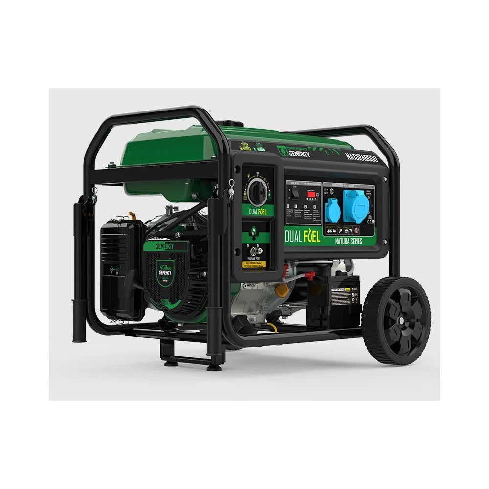 Generador Eléctrico a Gasolina Apoyo Solar Monofásico 8000 W Natura Genergy - Vista 1