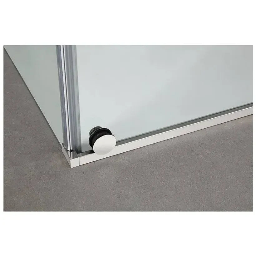 Mampara angular para ducha con hoja corredera fabricada en vidrio templado de seguridad VETRUM de GME 5