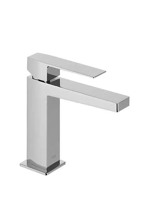 Grifo monomando para lavabo con caño plano de latón con acabado cromado S SLIM TRES 0