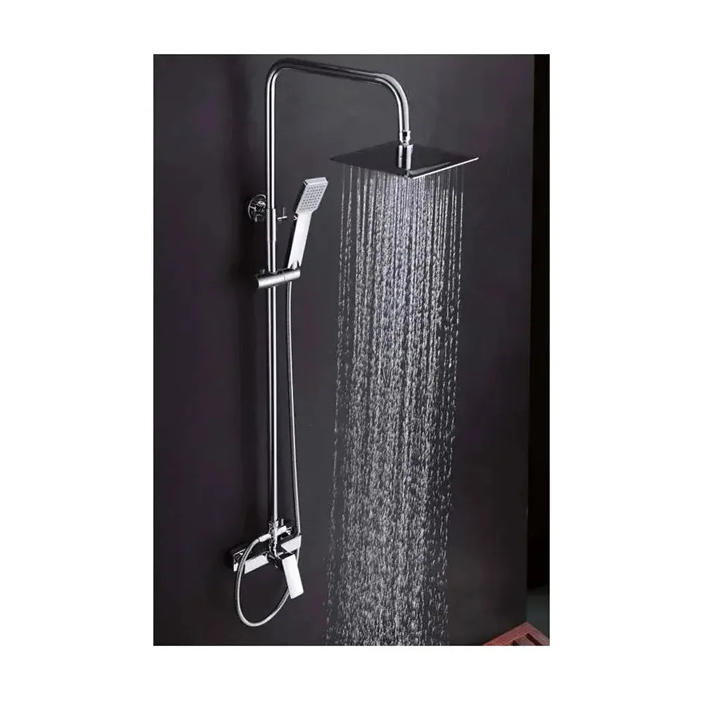 Vista principal de Columna de ducha con un diseño moderno y extensible de acabado cromado Bali de Imex