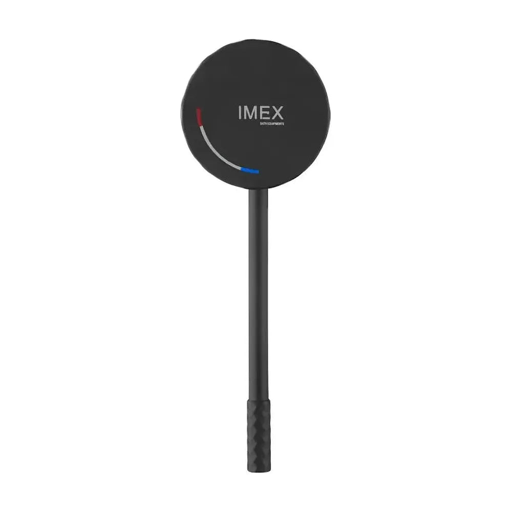 Vista principal de Grifo monomando para bidé con tecnología cold open hecho de latón con acabado negro mate Genova de Imex