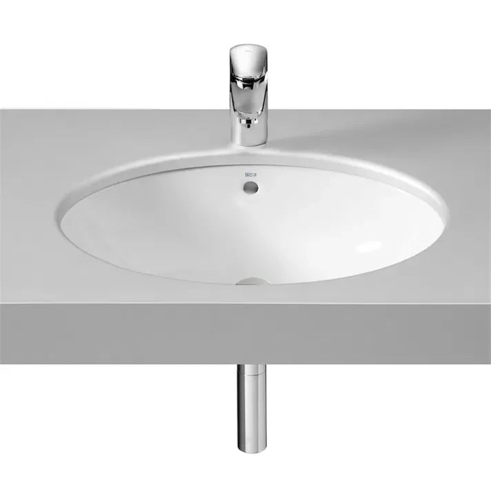 Lavabo para instalación bajo encimera de 62 cm fabricado en porcelana de color blanco Grand Berna Roca - Vista 1
