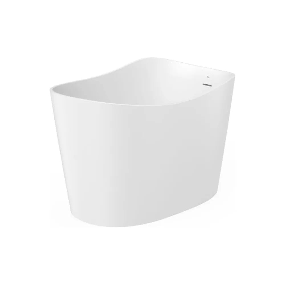 Bañera exenta 120x80x80 cm con desagüe click-clack y sifón en blanco Roca - Vista 1