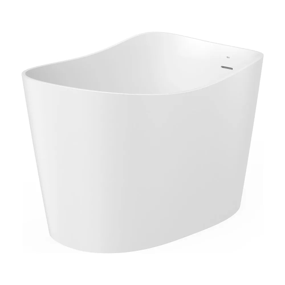Bañera exenta 120x80x80 cm con desagüe click-clack y sifón en blanco Roca - Vista 2