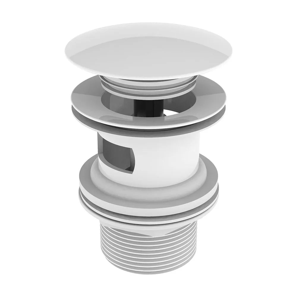 Desagüe Universal Click-clack para Lavabo y Bidé Tapón Cerámico 65mm Roca - Vista 2