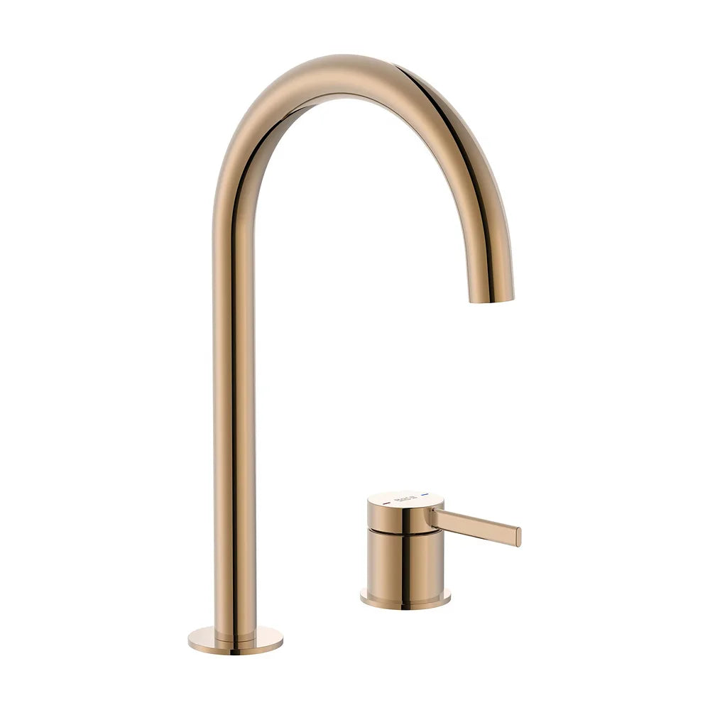 Grifería Monomando para Lavabo con Maneta de Repisa Cuerpo Liso y Desagüe Click-clack Roca - Vista 2