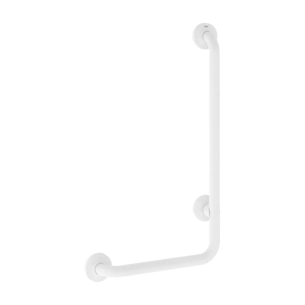 Asa de baño angular 90 grados blanco para movilidad reducida 74x43x8 5 cm Roca - Vista 2