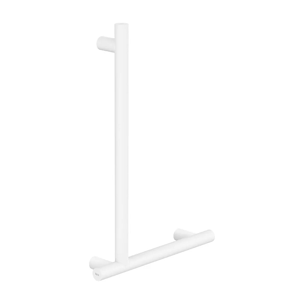 Asa angular de baño 90 grados izquierda para movilidad reducida blanco mate Roca - Vista 2