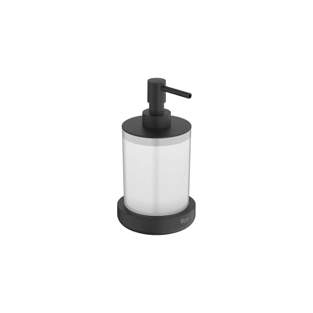 Dosificador de encimera negro mate 9.7x9.4x16.5 cm para baño Roca - Vista 1