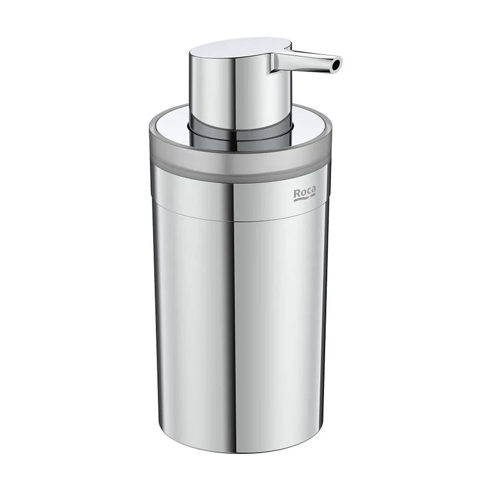 Dosificador de Encimera Cromado para Baño Plástico Victoria 7x9x17cm Roca - Vista 2