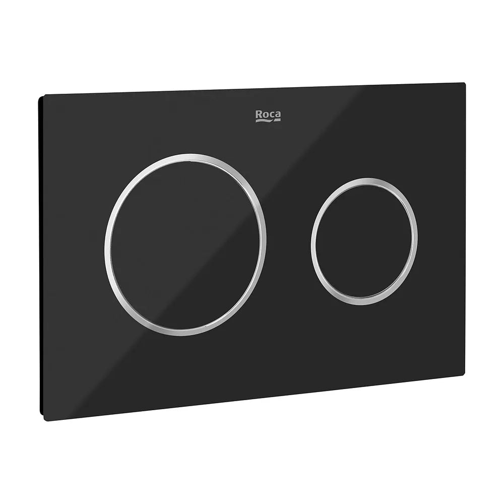Placa de Accionamiento Cristal Duplo WC One 25x16cm Roca - Vista 2