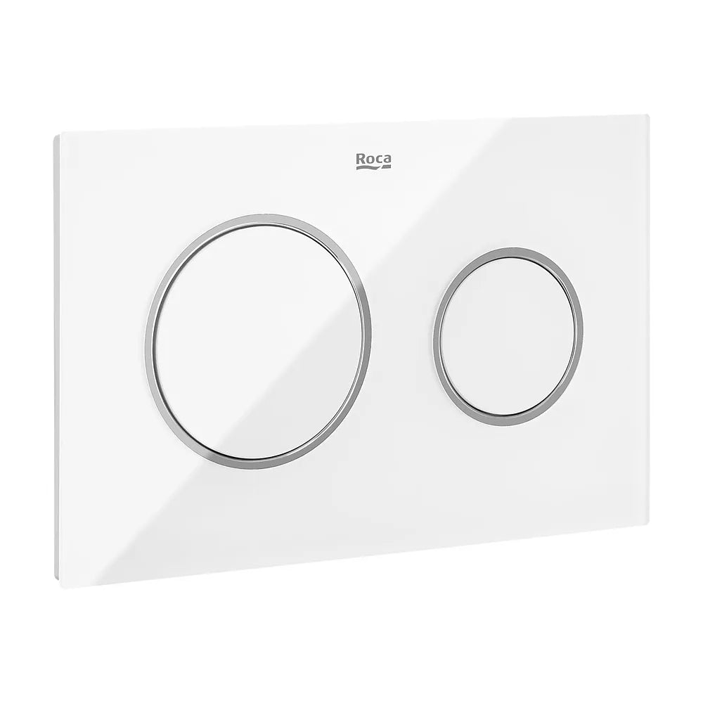 Placa de Accionamiento Cristal Duplo WC One 25x16cm Roca - Vista 2