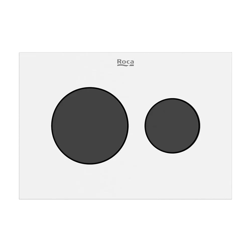 Pulsador Doble para Cisterna Empotrada Titanio Duplo 189x3x130mm Negro Roca - Vista 2