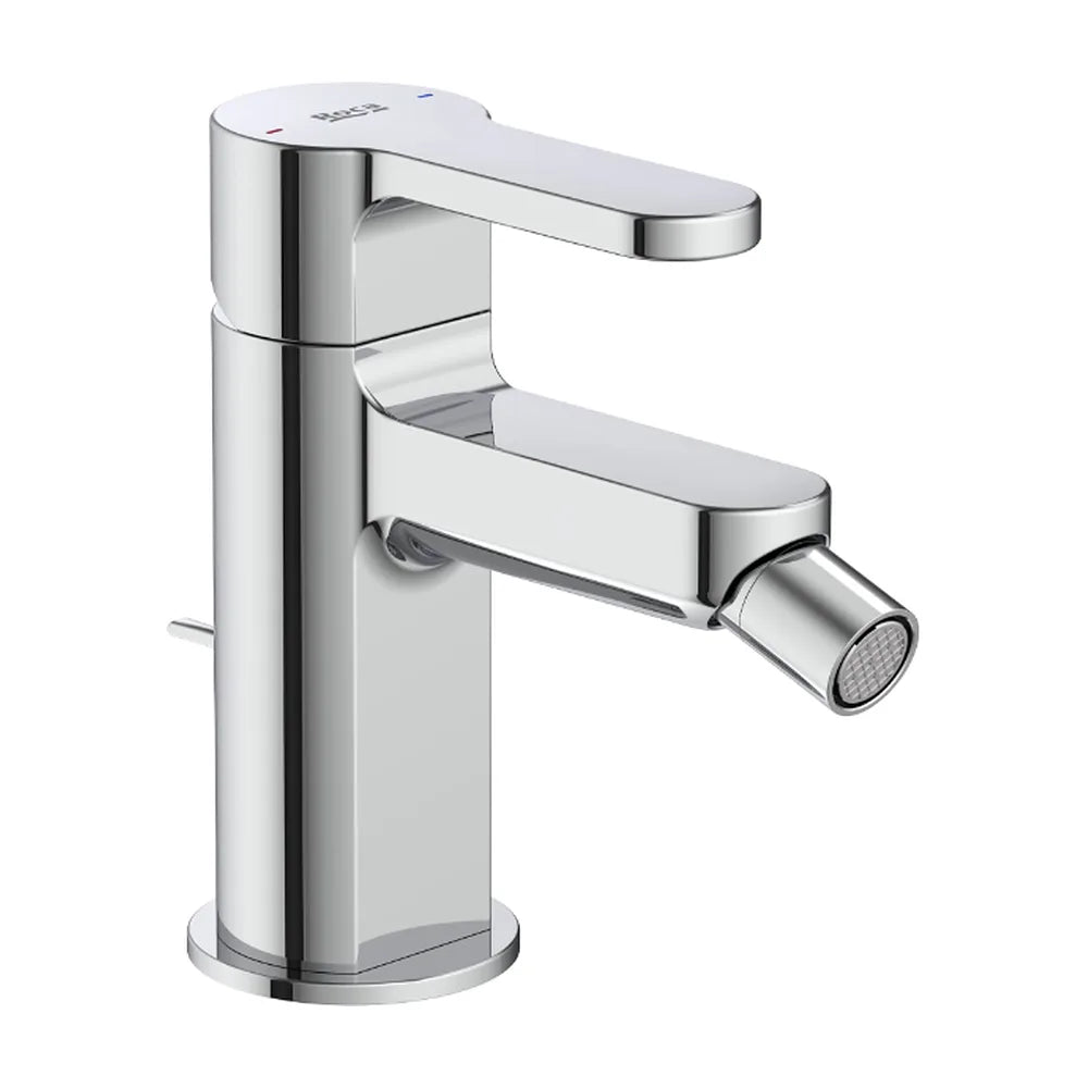 Grifería para bidé con desagüe automático cromado 345x170x70 mm Roca - Vista 1