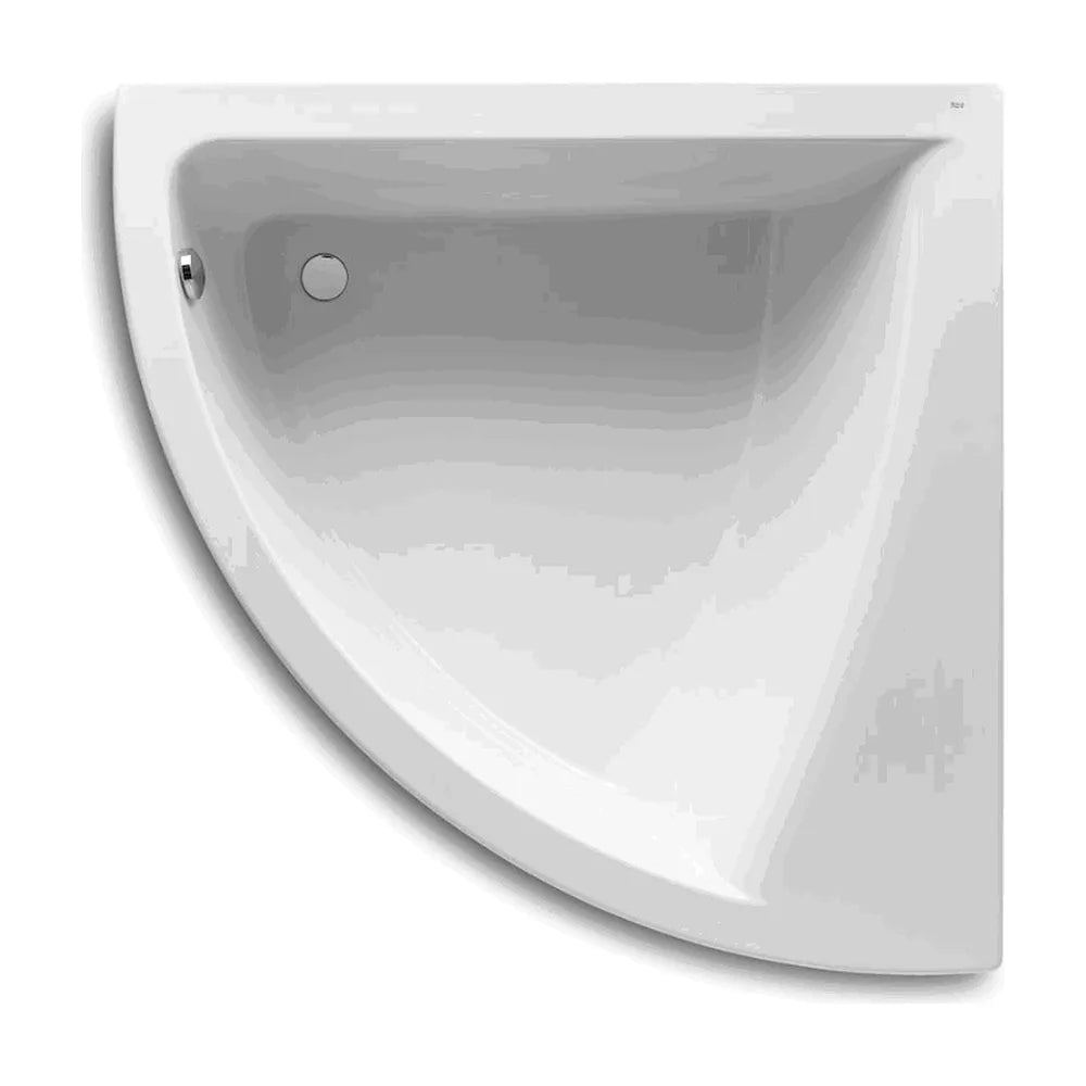 Bañera angular de 135 cm fabricada en acrílico de color blanco Easy Angular Roca - Vista 1
