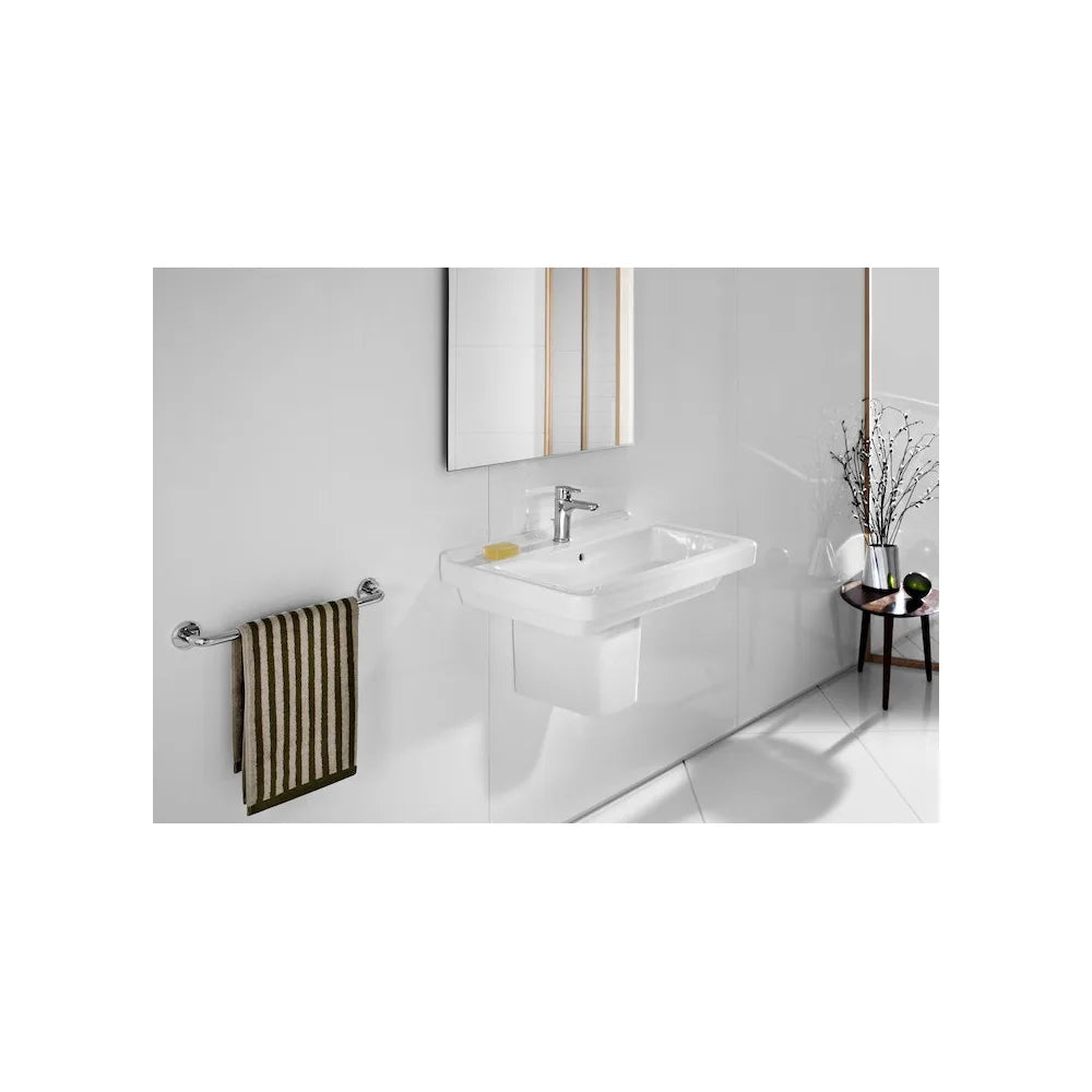 Lavabo con Semipedestal Dama 65 cm Blanco Roca - Vista 2
