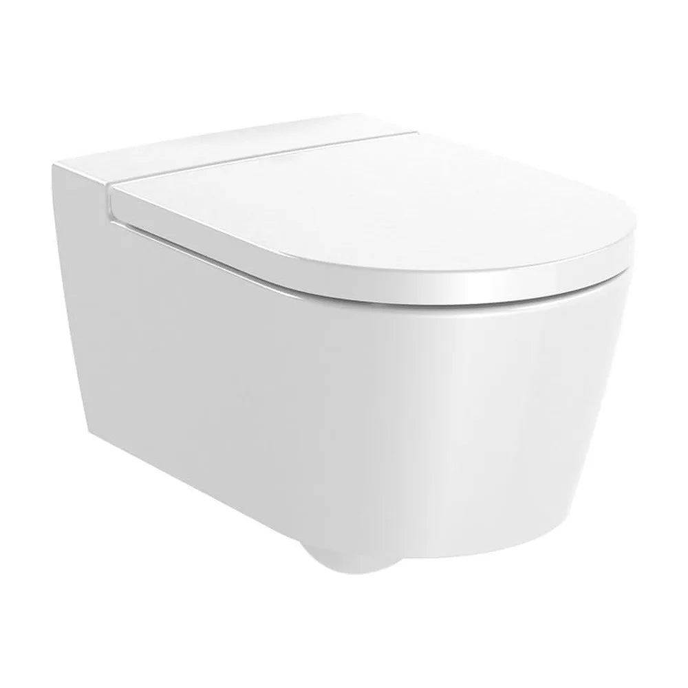 Inodoro para Instalación Suspendida Salida Horizontal Inspira Round Blanco Roca - Vista 1