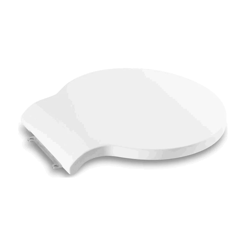 Urinario de entrada posterior con tapa de 34 cm fabricado en porcelana de color blanco Spun Roca - Vista 3