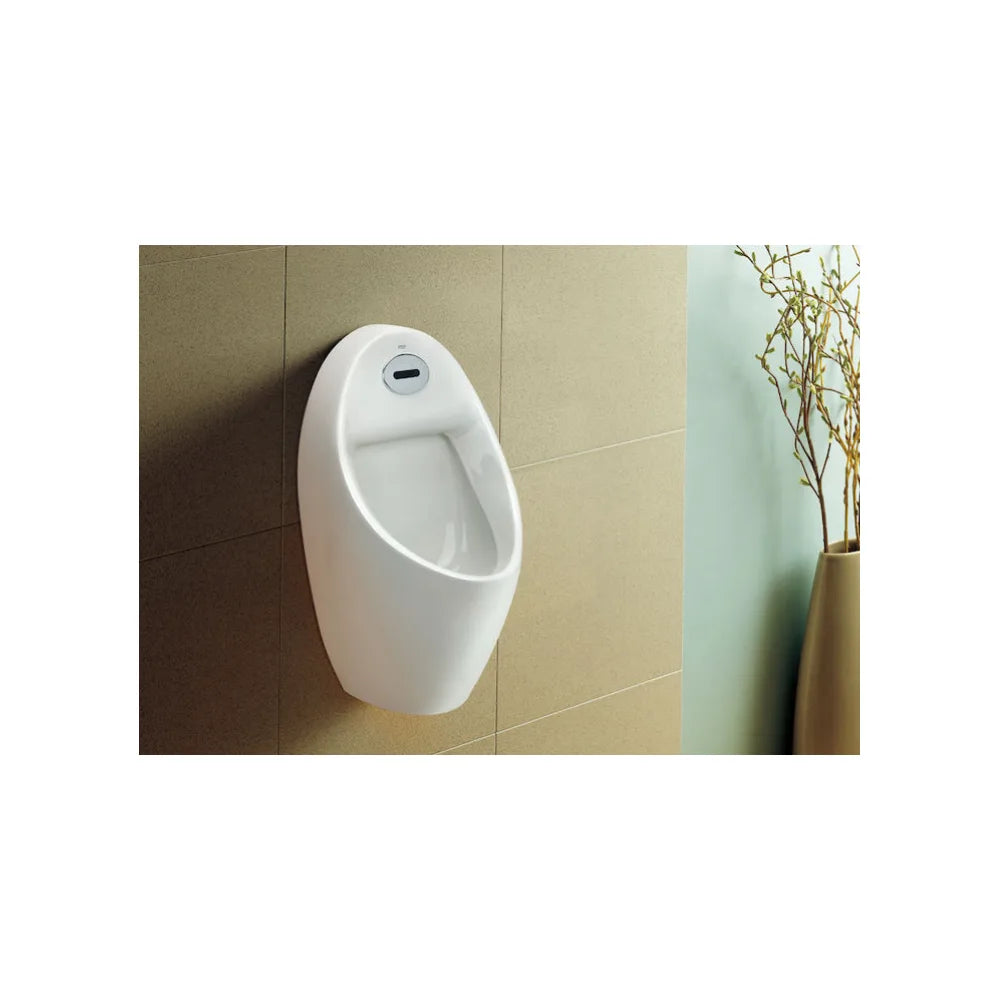Urinario con entrada posterior de 42,5 cm fabricado en porcelana de color blanco Euret Roca - Vista 2
