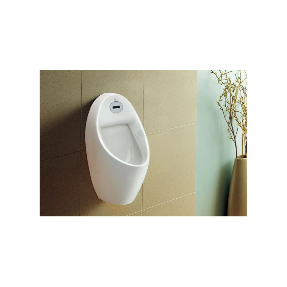 Urinario de alimentación pilas de 42,5 cm fabricado en porcelana de color blanco Euret Roca - Vista 2