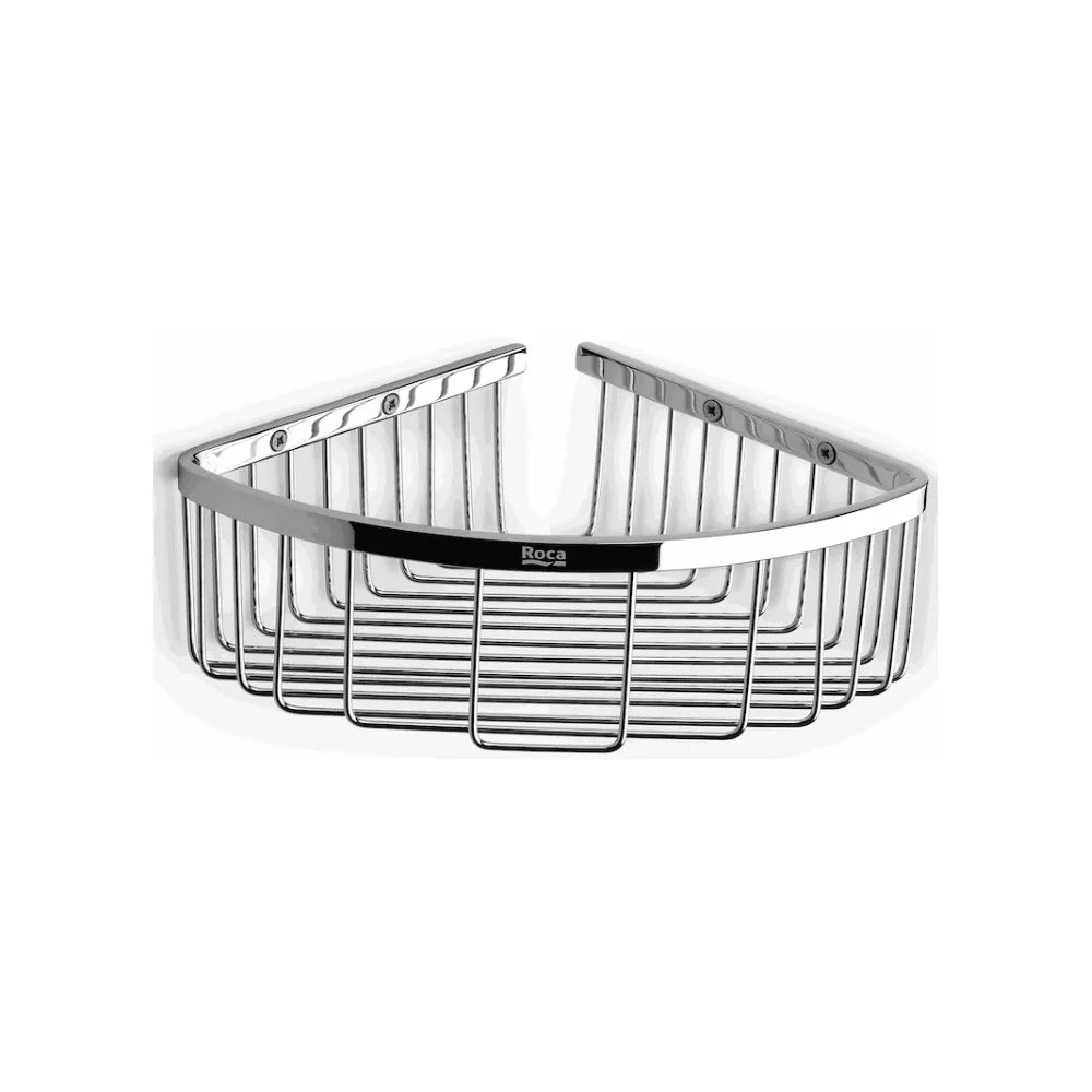Contenedor para rincón de baño fabricado en metal con acabado brillante de 15 cm Hotels Roca - Vista 1