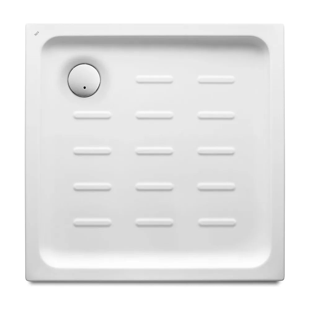 Plato de ducha cuadrado con fondo antideslizante de 75 cm fabricado en acrílico Easy Roca - Vista 1