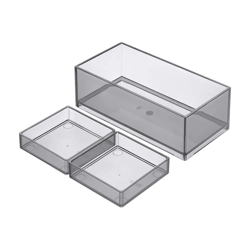 Conjunto de Baño con 2 Cajones Unik de 60 cm Colección Prisma Blanco Brillo Roca - Vista 8