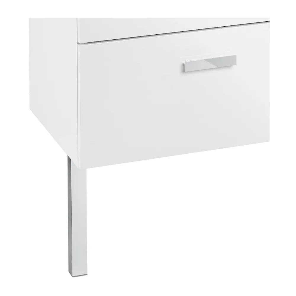 Mueble de Baño con Lavabo y 4 Cajones Color Wengué Victoria-n de 120 cm Colección Unik Roca - Vista 2
