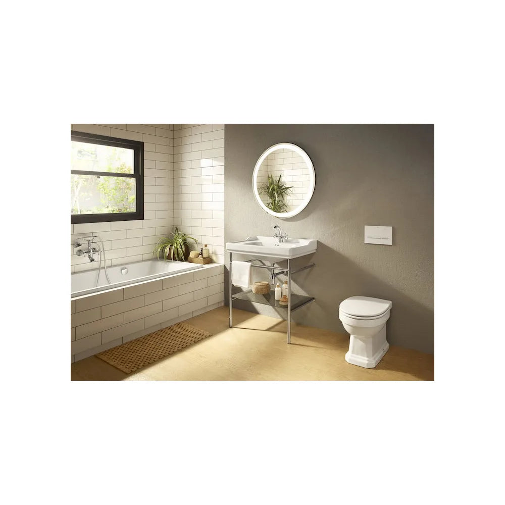 Lavabo para Encastre Sobre Encimera Carmen 60 cm Blanco Roca - Vista 3
