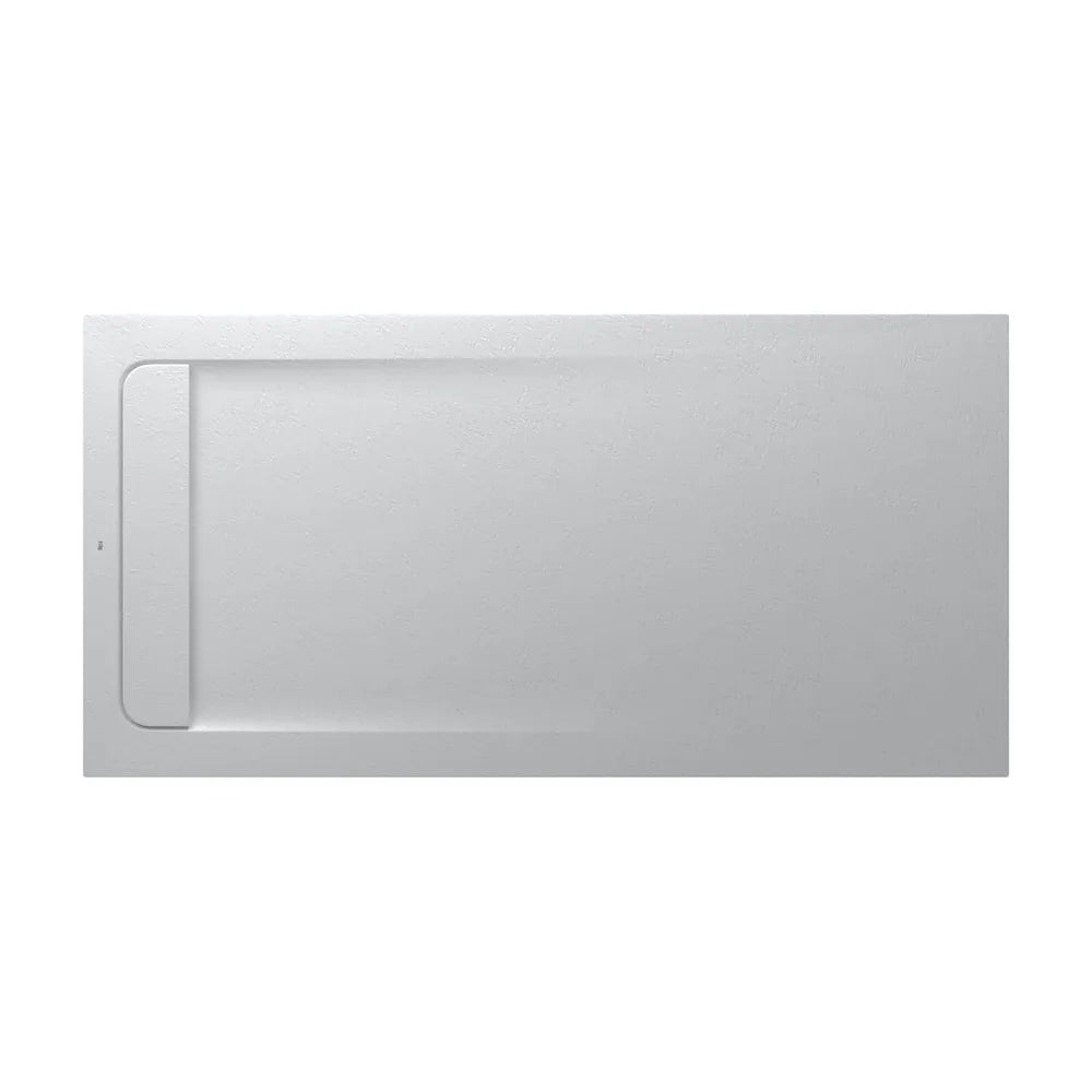 Plato de ducha de stonex con diseño rectangular extraplano en acabado perla Aquos Roca - Vista 1