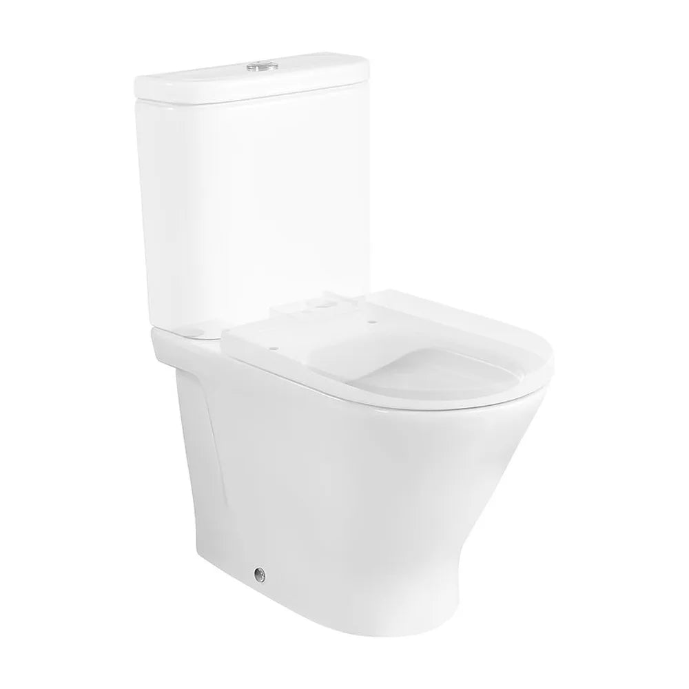 Taza para Tanque Bajo Rimless The Gap Round Blanco Roca - Vista 2