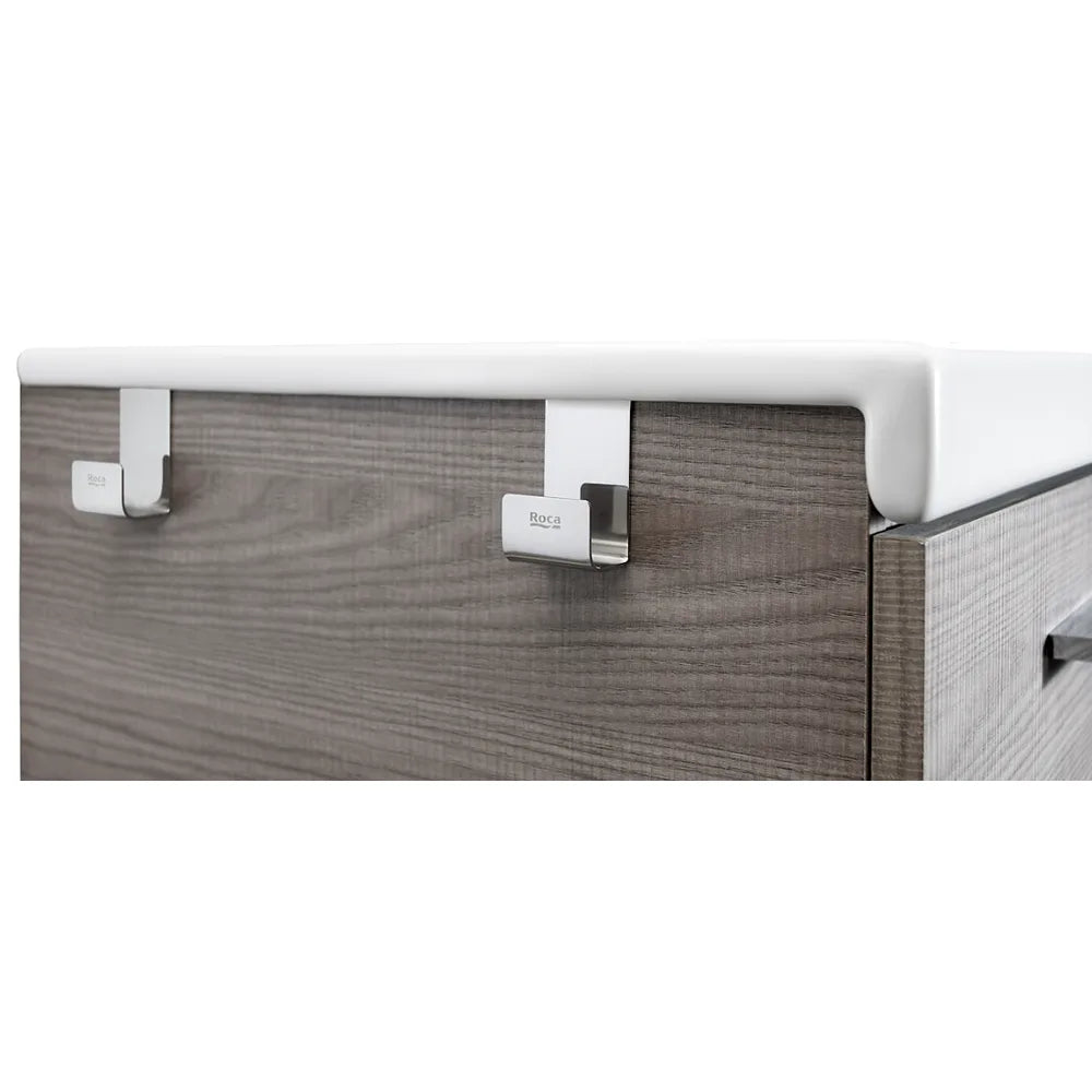 Conjunto de Baño con Lavabo Izquierdo de 90 cm Colección Prisma Blanco Brillo Roca - Vista 2