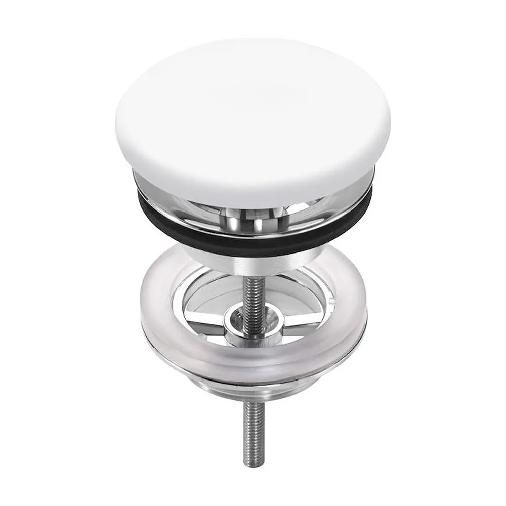 Lavabo de fineceramic de 50 cm con un acabado en color blanco mate Square Inspira Roca - Vista 2