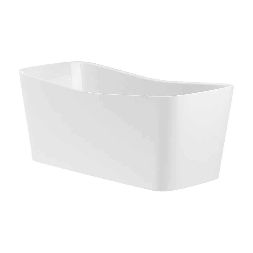 Bañera exenta rectangular de material Stonex color blanco 155x70x63 cm Maui Square Roca - Vista 1