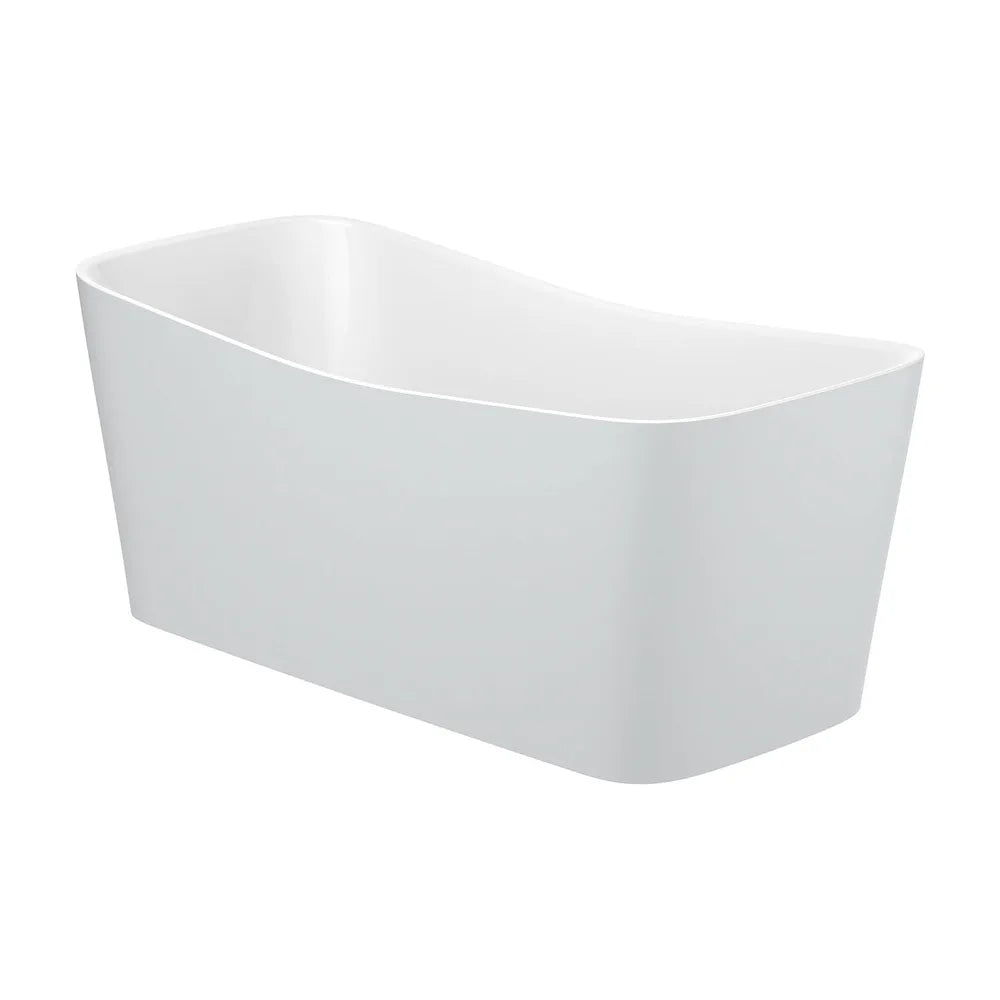 Bañera exenta rectangular de Stonex color perla-blanco de 155x70x63 cm Maui Square Roca - Vista 1