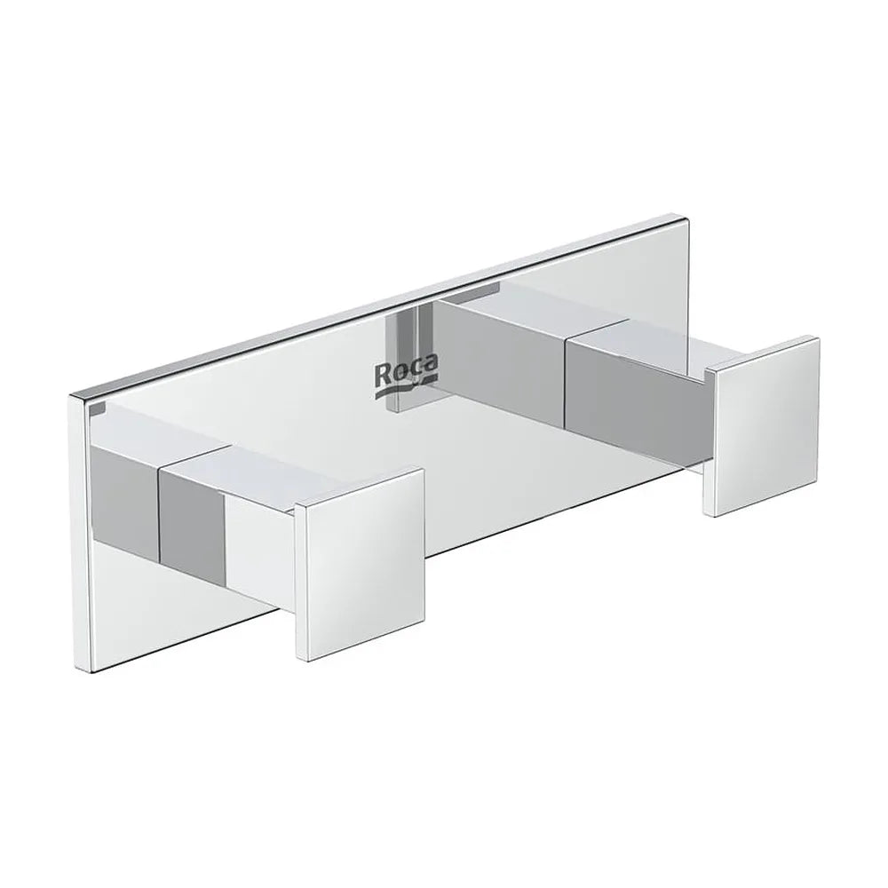 Percha doble toallero cromado Hotels Square Roca - Vista 1