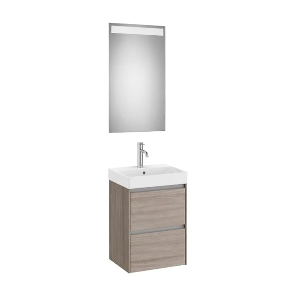 Conjunto de Baño Olmo Oscuro Ella Ona de 45 cm Colección Unik Roca - Vista 1