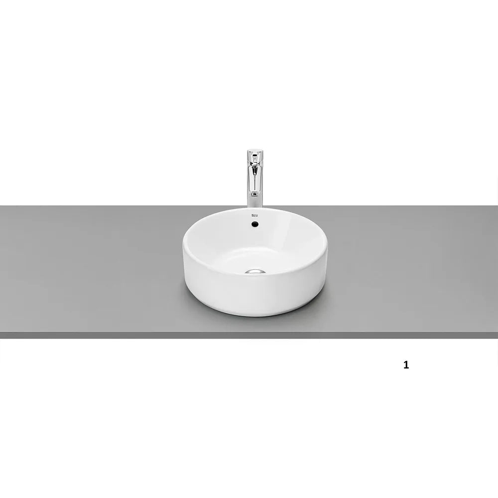 Conjunto de Baño con Mueble de 2 Cajones Verde Montaña de 80 cm Colección Ona Roca - Vista 3